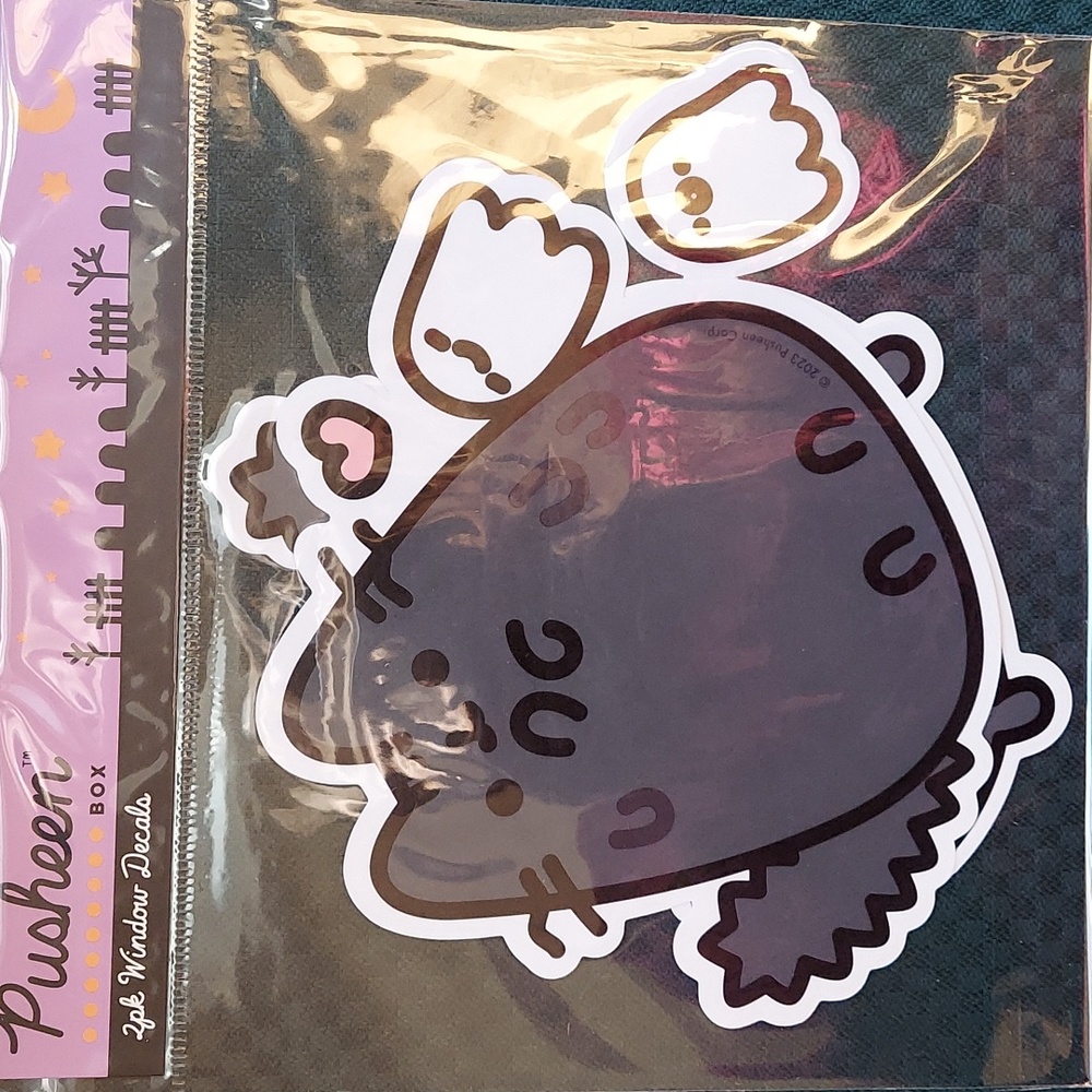 Pusheen window decals